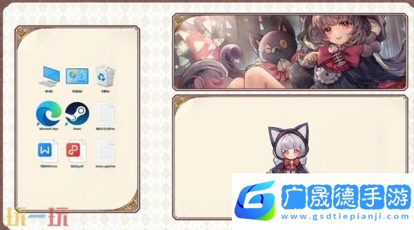 掛機向桌寵游戲《桌面小貓娘》現已正式發售
