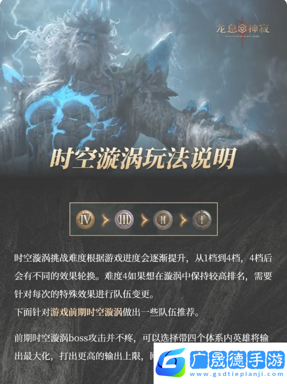 龍息神寂時空渦流隊伍怎么搭配   時空渦流攻略及陣容推薦圖片1
