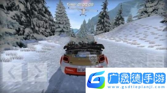 汽車沖刺競速駕駛
