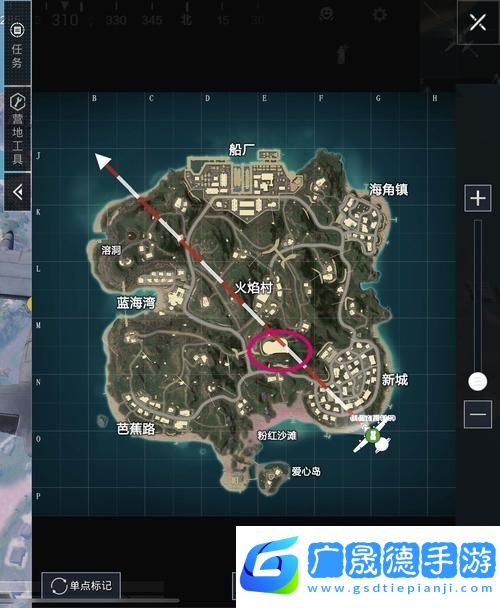 和平精英海島地圖