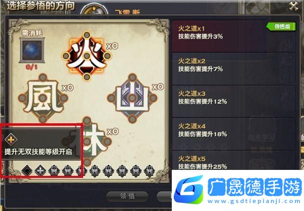 天諭手游無(wú)雙悟道功能全解析